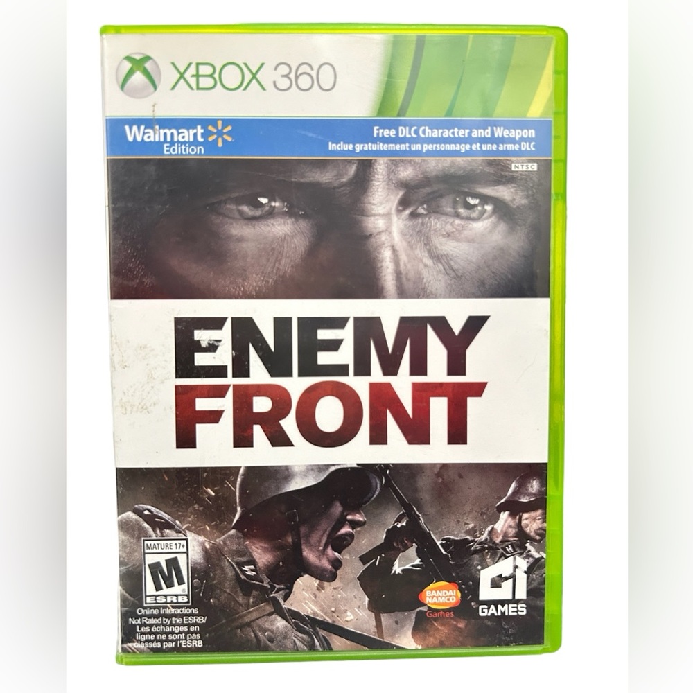Xbox 360 Enemy Front Video Game With Instructions
